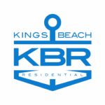 Blue Kings Beach Residential (KBR) logo featuring an anchor design, representing trusted real estate and home selling services – We Buy Houses Vista