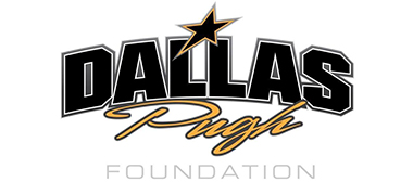 Black and gold Dallas Pugh Foundation logo supporting community programs - JP Buys SD